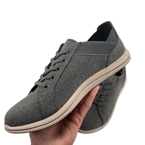 NIB Clarks Breeze Sky gray sneakers size 9.5 - Picture 3 of 11